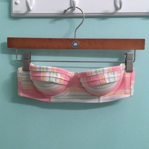 Strapless Push-up Swim Top